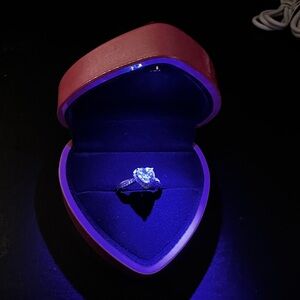 Elegant Silver Heart Ring